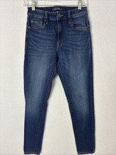 Aeropostale Womens Jeans 6R Denim High Rise Jegging Dark Blue Stretch
