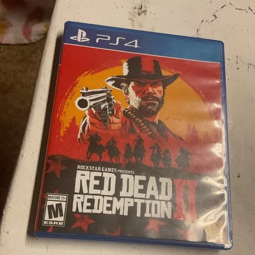 Red Dead Redemption II Action & Adventure PS4 NTSC Rockstar Games 2 Discs w/ Map