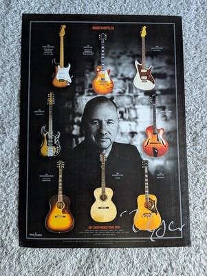 Mark Knopfler Get Lucky World Tour Signed Lithograph Numbered
