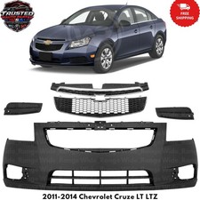 Front Bumper Cover Paintable Grille Assembly For 2011-2014 Chevrolet Cruze