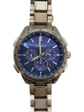 SEIKO Solar Watch Analog Stainless BLU SLV 8B92 0AB0