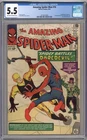 AMAZING SPIDER-MAN #16 CGC 5.5 OFF-WHITE TO WHITE PAGES MARVEL COMICS 1964