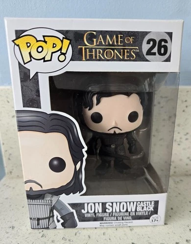 Funko Pop! Game of Thrones   JON SNOW -CASTLE BLACK #26  NIB