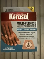 Kerasal Multi-Purpose Nail Repair Patches for Finger/Toe Nails, 14ct