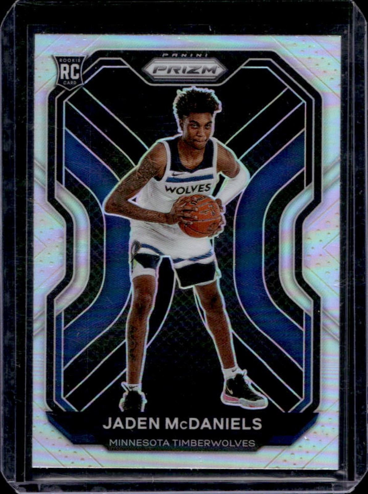 2020-21 Prizm Jaden McDaniels RC Silver Prizm #277 Timberwolves