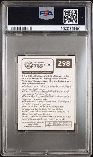 Ronaldo Panini World Cup 2006 Germany FIFA Sticker - PSA EX MINT 6 Portugal UK - Bild 6 von 24