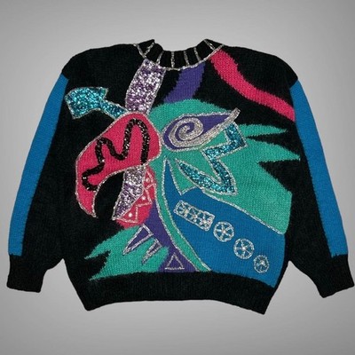 [Used] Kansai Yamamoto Embroidered Wool Cardigan Size M Men
