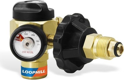 LOOPHILL VN-500 Nitrogen Purging Regulator 500PSI - 4-Position Flow Control