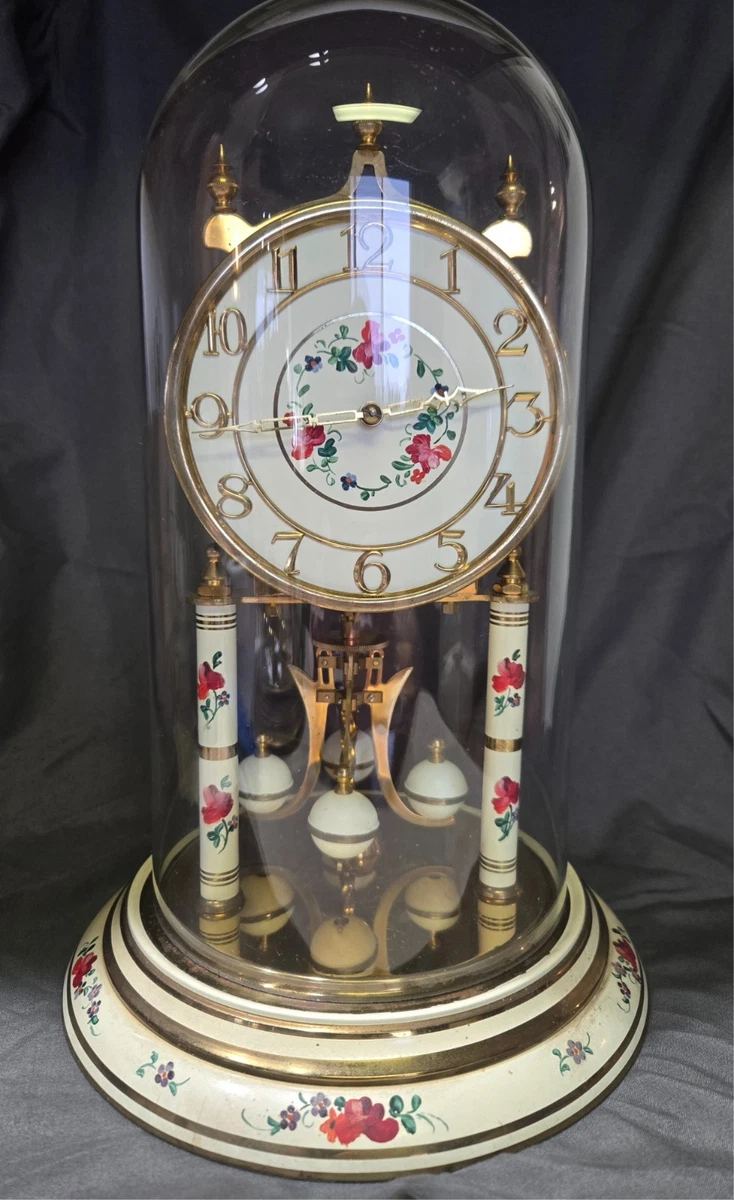 German Anniversary Clock In Collectible Shelf & Mantel Clocks