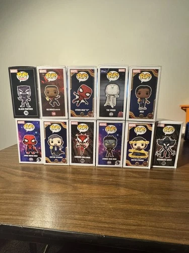 Funko Pop Lot - Marvel spider man Exclusives 11pc dr. Strange vaulted Ned