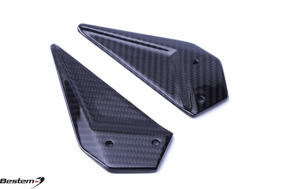 EBR 1190 RX SX Carbon Fiber Rearset Heel Plates Guards, Twill, 100% - Изображение 2 из 4