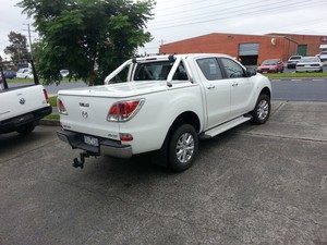 Mazda Bt50 Egr 3 Piece Ute Hard Lid Hard Top Tonneau Cover Hard Top Ebay
