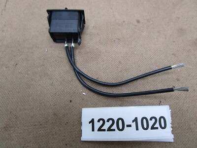 Carling Technologies Snap In Panel Mnt. Rocker Switch V1D6 20A 12V W/6'' Pig Tail