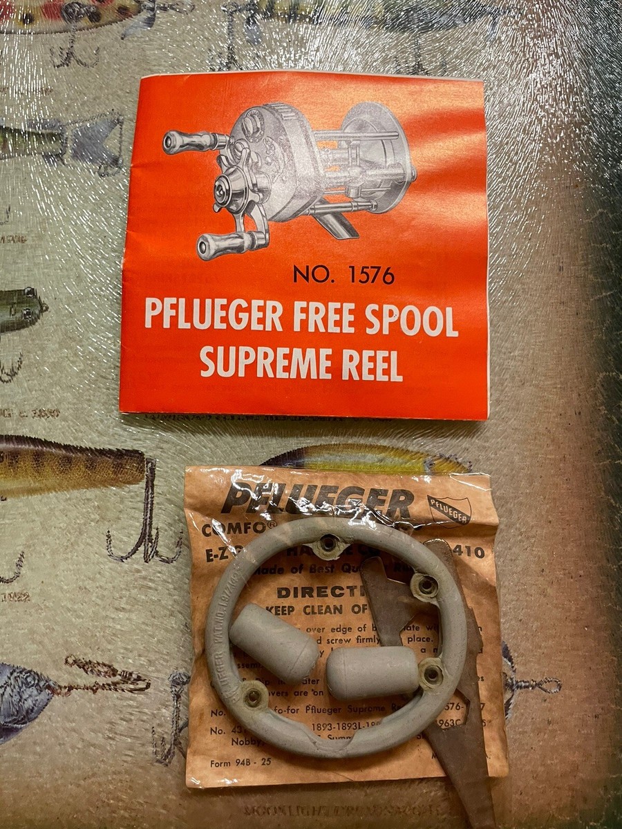 【 PFLUEGER SUPREME model 1576 】 Vintage Pflueger Free Spool Supreme Reel No. 1576 | eBay