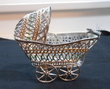 Victorian Germany Soft Metal Baby Carriage