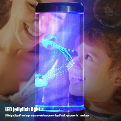 LED Jellyfish Lamp USB Powered LED Jellyfish Light With Remote Control Light - Picture 5 of 14