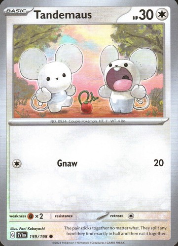 Pokemon Scarlet & Violet 159/198 Tandemaus - 第 1/1 張圖片