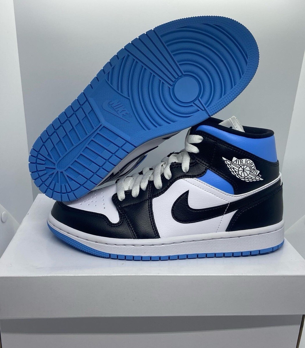 Nike Air Jordan 1 Mid University Blue (Womens) Size 7W / 5.5