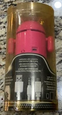 New IHome ROBO Pink Alien Rechargeable Speaker Smartphones MP3 Tablets Mac PC