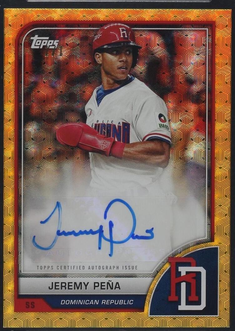2023 Topps World Baseball Classic - Jeremy Pena #AV-JPE for sale