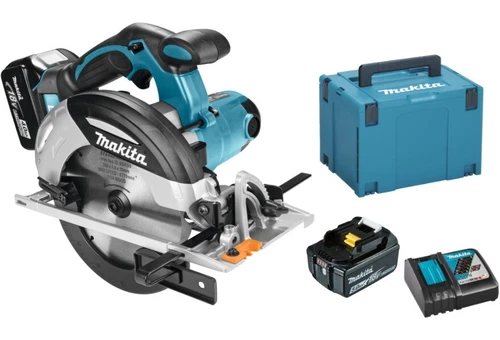 Makita Akku Handkreissäge 18V, 5,0 Ah, 2 Akkus + Ladegerät (DHS630RTJ) - Bild 1 von 7