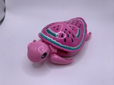 Little Live Pets Pippy Drops Lil Turtle Electronic Walking Swim Pink Watermelon