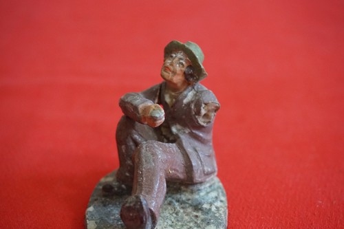 Confalonieri C.C. Milano Italy statuina presepe in pasta anni 40' cartapesta - Foto 6 di 7