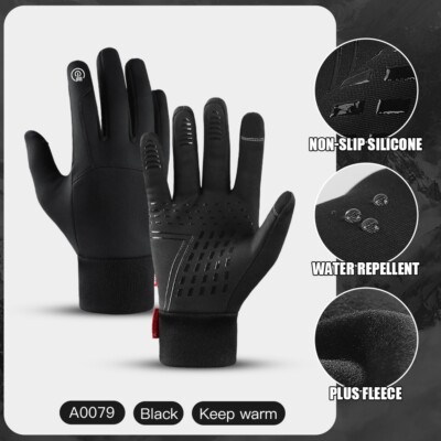 Thermo Touchscreen Winter Handschuhe Unisex Warme Windproof Fahrrad Ski 2025 DHL