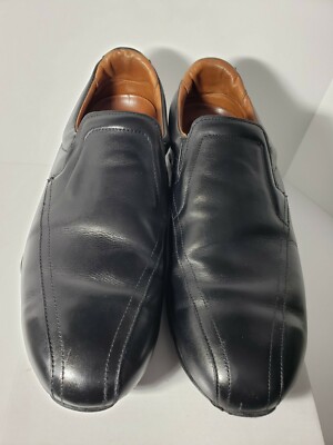 Men shoe Allen Edmonds black size 11D Gommus loafer slip-on comfort 