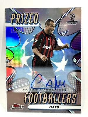 22-23 Topps Merlin CAFU カフー 直筆サイン 世界50枚 2022-23 Topps Finest UCL Prized Footballers AC Milan Legend Cafu