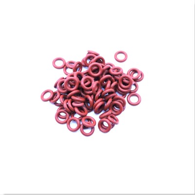 Dichtung O-Ring Dichtring Innen ID Ø 9 x 2 mm AD 13mm Silikon, VMQ Härte 70 Rot
