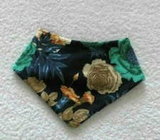 Scarf   reversible scarf   flowers   handmade