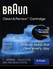 Braun Clean & Renew CC2 2-pack Cleaning Cartridge