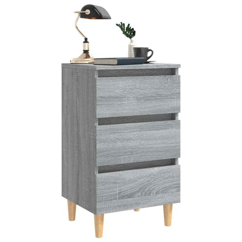 Nachttisch Massivholz-Beine Nachtschrank Nachtkommode mehrere Auswahl vidaXL - Bild 29 von 48