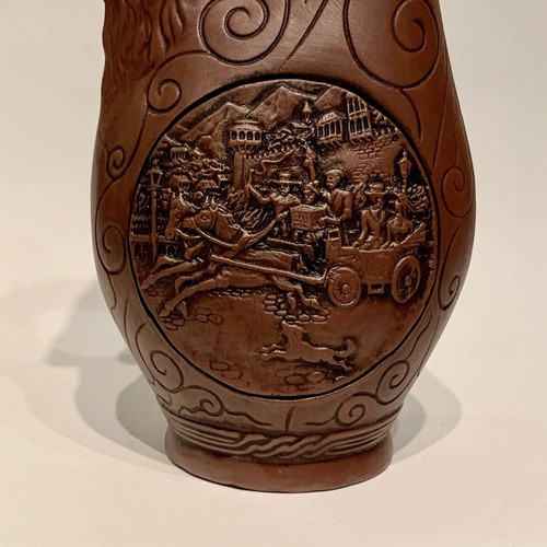 Georgian Royal Collection Khvanchkara Red Wine Ceramic Clay Wine Jar Signed - 第 6/16 張圖片
