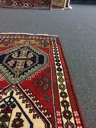 Oushak Hand Knotted Serapi Vintage Tribal Geometric Runner Rug 2'1x6'3,#1394 - Picture 5 of 12