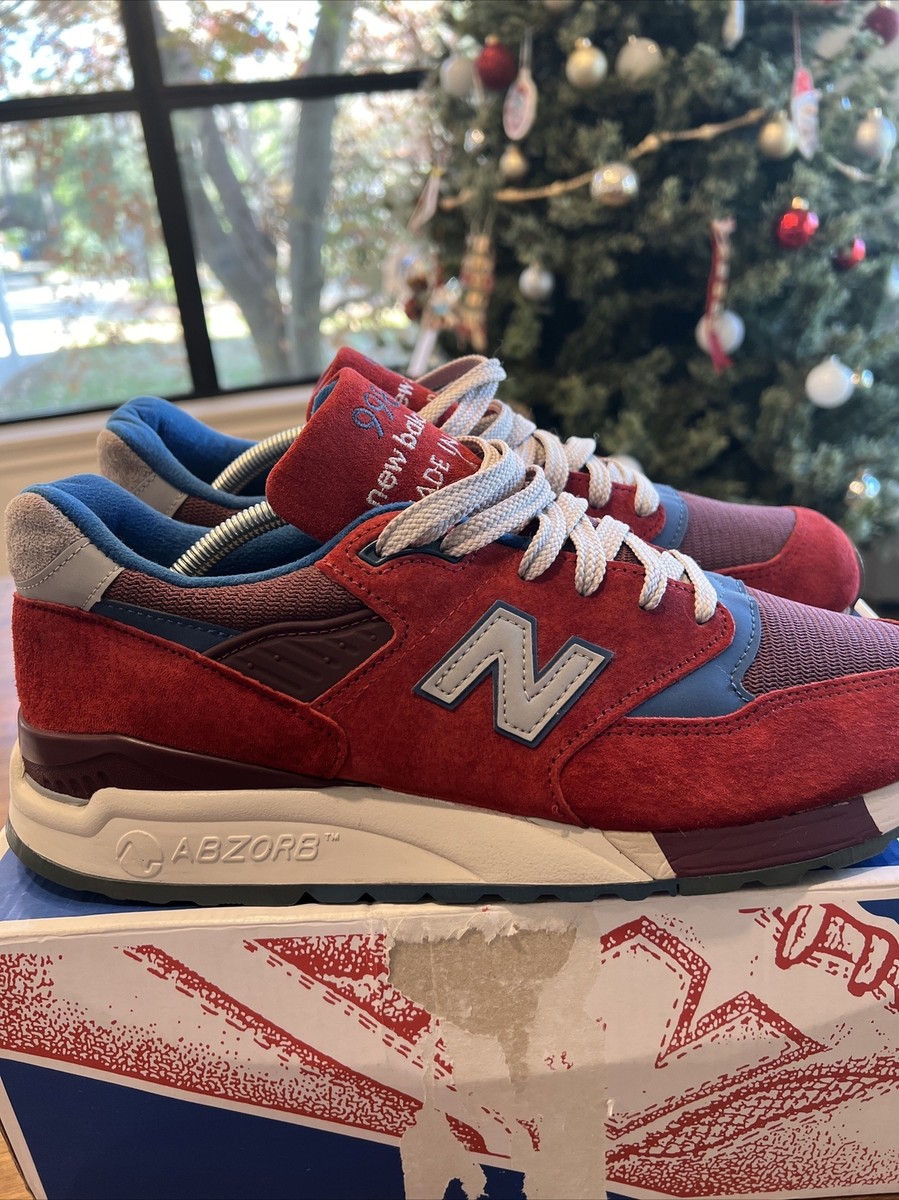 New balance ☆ made in USA W998WA レッド Size 10 - New Balance 998 x J.Crew “Phoenix Red” US MADE