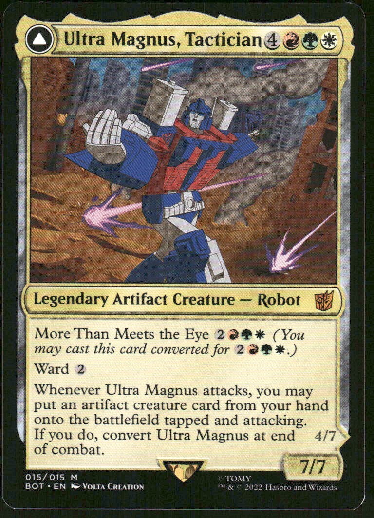 MTG Transformers Set Commander EDH Double Sided