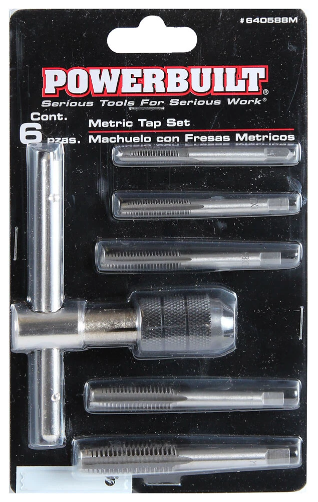 Powerbuilt 6 pc Metric Tap Set - 640588M | eBay 