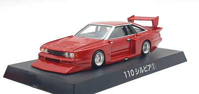 1/64 Aoshima Grachan Best 3 NISSAN SILVIA 110 RED diecast car