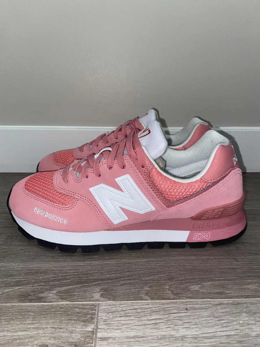 Pre-Owned New Balance 574 • Mens 8 / Womens 9.5 • Rugged Desert Pink •  ML574DGF | eBay