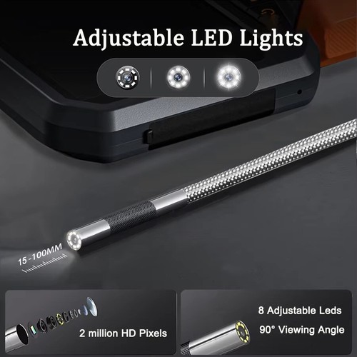 Articulating Borescope with Dual Lens Endoscope Camera Two-Way Inspection Camera - Picture 5 of 11