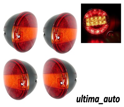 2 Paar 24V Heck LED Lichter Brems Heck Blinker für Man Scania Volvo 3 Function