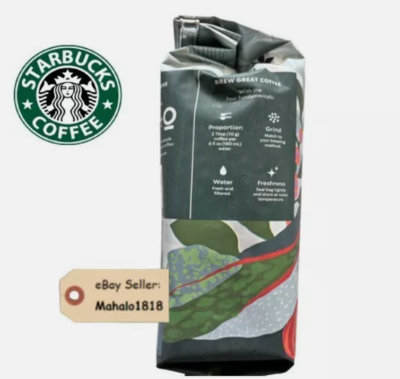 🌺Starbucks Hawaii 100% Kona Whole Bean Coffee 8.8oz Bag | eBay