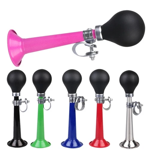 Bicycle Bugle Horn Metal Air Horn Retro Metal Squeeze Bulb Clown Horn For Bike U - Picture 3 of 18