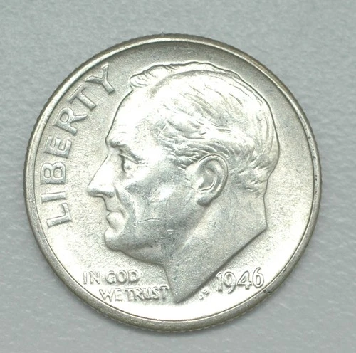 1946-S Silver Roosevelt dime choice Brilliant Uncirculated mint state