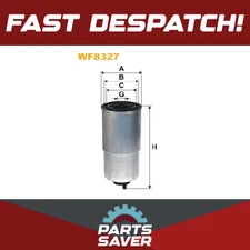 Fuel Filter fits KIA SORENTO Mk1 2.5D 02 to 04 D4CB Wix 0K55212603A 313003E200