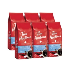 Tim Hortons French Vanilla Coffee 12Oz Pack Of 6 Rich Flavor Brew At Home