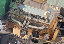 Hugger Exhaust Tri-5 Headers For 55-57 Sbc Small Block Chevy 262 302 340ci V8