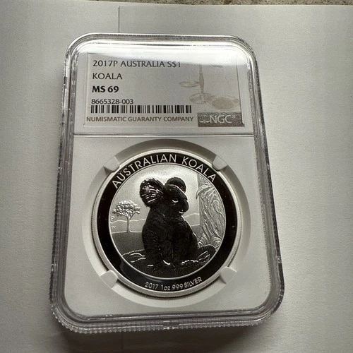 2017-P Australia Koala 1oz Silver NGC MS69.